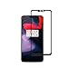 Produktbild QULLOO OnePlus 6 Panzerglas Schutzfolie Film, 9H 2.5D Verbesserte gehärtetes Glas Folie Blasenfrei Selbst Anti-Fingerabdruck für OnePlus 6 Folie - Schwarz