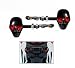 Guance Skull Shape Front, Rear LED Indicator Light (Red Set of 4) For Honda CB Unicorn 160 RS.999.00
