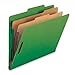 Produktbild NATSP17226 - Classification Folders,w/ Fstnrs,2 Dvdrs,Legal,10/BX,GN by Nature Saver
