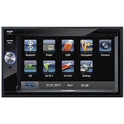 Blaupunkt Santa Cruz 370 – de Doble DIN CD/MP3 de Radio de Coche con Pantalla táctil/Bluetooth/USB/SD/iPod