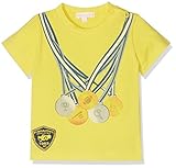 Mamanoél Baby-Mädchen T-Shirt Goldboy