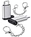 Produktbild LUCKLYSTAR USB-D-Adapter, USB-Adapter Typ C auf Micro-USB-Stecker-Konverter USB-Adapter Typ C-Buchse Daten-Sync-Adapter Typ C