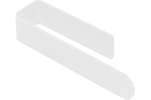 YUET Barre porte-serviettes auto-adhésive solide sans perçage sur le mur, barre de support de salle de bain pour salle de bain, cuisine, vaisselle, porte-linges en acier inoxydable 304 (blanc)