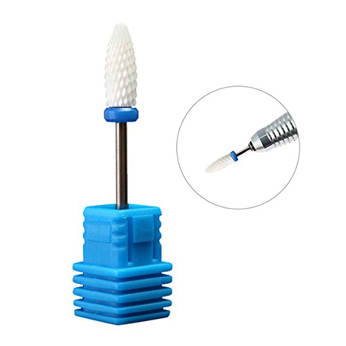 Hartmetallfräser, DancingNail Keramik Nagel Bohrer Glatte Spitze Bohrer Schaft Werkzeug H0615TB - 4