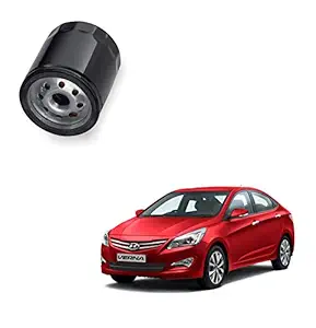 Auto Spare World Engine Oil Filter for Hyundai Verna Fluidic 2014-2017 Petrol Set of 1 Pcs.