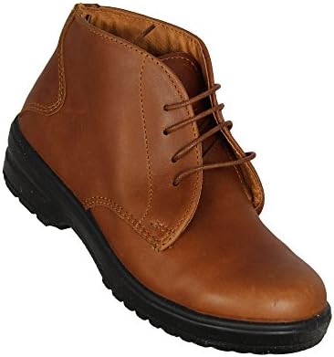 Elles Business Shoes P2 Work Boots High Work Shoes Brown Brown Size: 6.5