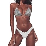 Einfarbiger Klassiker Stil, Einfaches Design. Mode und Elegant Bikini set, machen Sie diesen Sommer charmanter.