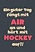 Produktbild Ein guter Tag fängt mit Air hockey an: Notizbuch - tolles Geschenk für Notizen, Scribbeln und Erinnerungen aufbewahren | liniert mit 100 Seiten