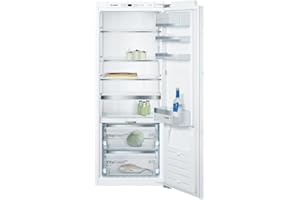Bosch Hausgeräte KIF51AFE0 Serie 8 Einbau-Kühlschrank, 140 x 56 cm Nische, 222 L, Flachscharnier, VitaFresh pro 3x längere Fr