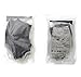 Makhry 2 Pairs Moisturising Silicone Gel Heel Socks for Dry Hard Cracked Skin Moisturizing Open Toe Comfy Recovery Socks (Black+Grey)