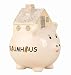 Produktbild Sparschwein mit Haus und Aufschrift Traumhaus Spardose 16 x 13 cm
