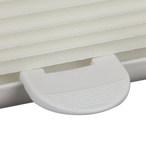 Plissee für Türen 90x210cm weiß Klemmfix ohne Bohren - 4