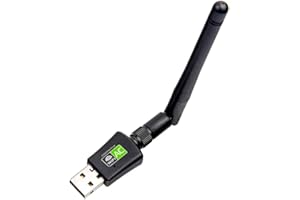 Chiavetta WiFi USB Adattatore Dual Band 2.4G/5GHz AC 600Mbps, Antenna Ricevitore WiFi per PC fisso, Portatile, Tablet - Realtek Chipset - 802.11ac (Driver Free) Inivech
