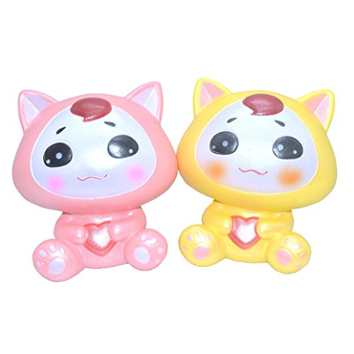 Preisvergleich Produktbild Malloom® Squishys Squishies 10cm entzückende Cartoon Fox duftenden Squishy langsam steigende Squeeze Heilung Spielzeug Geschenk