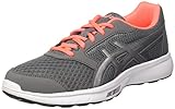  ASICS Damen Stormer 2 Laufschuhe, Grau (Carbon/Silver/Flash Coral 9793), 38 EU
