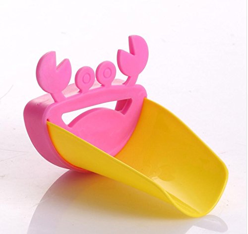 Preisvergleich Produktbild Hycy Bad Wasserhahn Extender Cartoon Baby Handwaschvorrichtung Kinder Guide Waschbecken Wasserhahn Erweiterung Bad Zubehör,B
