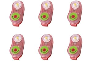 Gokelomg 6X Gilet di Salvataggio, Luce A LED, Giubbotto Salvavita Flash, per Sopravvivenza In Acqua di Emergenza