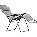 Produktbild Jan Kurtz Fiam Amida Relaxliege, grau Gestell aluminium Textilene stufenlos verstellbar