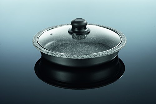 Kochwerk 04569 Pfannen Set Click on, 7-teilig, abnehmbare Griffe für alle Herdarten geeignet, Backofengeeignet bis 280 Grad, Aluminium, grau, 24 cm - 5