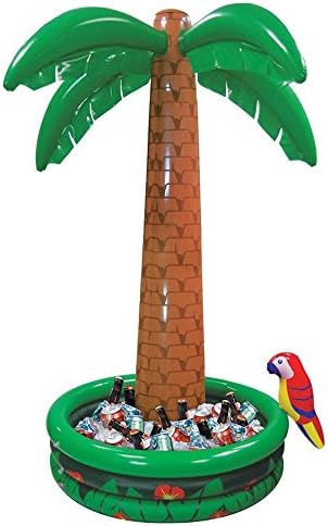 Peeks Inflatable Palm Tree Hawaiian Beach Summer BBQ Party Garden Drinks Cooler