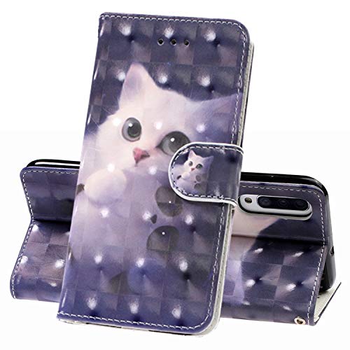 Preisvergleich Produktbild TRBOL Handyhülle Galaxy A50 Tasche Flip Case Cover Schutzhülle [Premium Leder] [Standfunktion] [Kartenfach] Leder Brieftasche für Galaxy A50 (8)