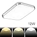 Produktbild 12W LED Deckenleuchte Deckenlampe Farbwechsel 3in1  Deckenlampe Wohnraumleuchte Beleuchtung Modern Energiespar Licht aus Aluminium Für Wohnzimmer Schlafzimmer Flur Garderobe