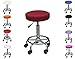 Produktbild POLIRONESHOP SIMPLY Rollhocker drehhocker arbeitshocker mit Lehne kosmetiksalon