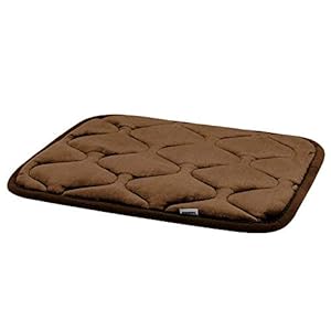 Hero Dog Cama Colchoneta Perro Pequeña Lavable, Cojines para Mascotas Antideslizante Vellón Almohadilla Suave 53×36 cm (Café XS)