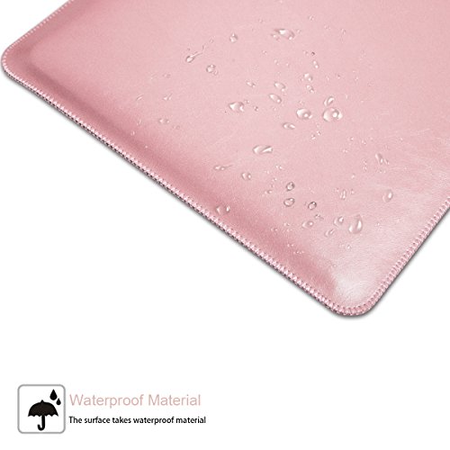 WALNEW 15 MacBook Pro 15 Zoll, Veröffentlicht in 2016, Schutzhülle, Hülle, Case, Cover, mit Zwei-Taschen-Design mit Geschütztem Inneren und Externem Mousepad,Roségold - 4