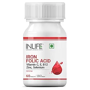 Inlife Iron Folic Acid Supplement (60 Tablets)