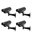 NOVICZ 4 Pcs Black Dummy Cam Camera Security CCTV Fake Bullet Camera With LED Light Indication RS.1199.00