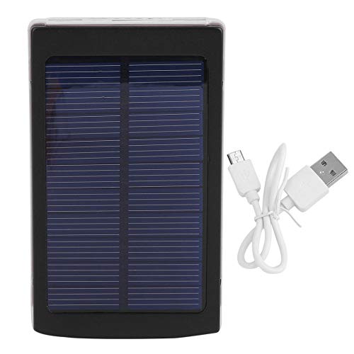 Preisvergleich Produktbild CHOULI 30000MAH Solarbetriebenes Batterieladegerät mit großer Kapazität und externer Energiebank schwarz