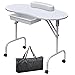 Outdoortips Portable nail technicicans manicure table desk & Carry Bag & Wrist Rest(fold flat)