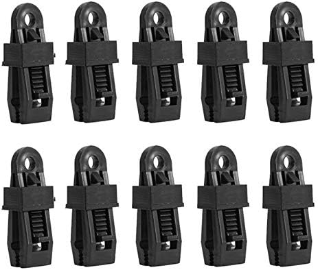 YFMD 10pcs Awning Clamp Tarp Clips Set, Duty Locking Tarp Clips Hook Buckle Alligator Clip Tighten Lock Grip for Outdoors Farming Garden