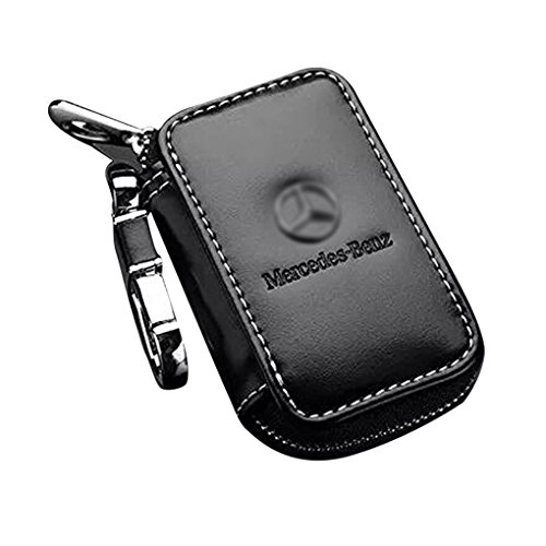 Preisvergleich Produktbild Leder-Auto-Schlüssel Speicherorganisation Halter hängende Schlüsselgeldbeutel-Schlüssel-Fall-... für Honda Volkswagen Buick Regard