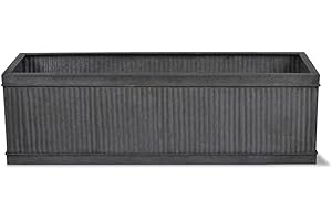 Garden Trading Vence Window Box Crafted in Steel | H18 X W60 X D20cm