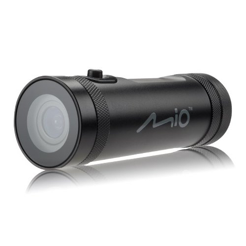 Mio MiVue M510 Rider Cam Wasserdichte Videokamera für Motorrad-, Roller- und Fahrradfahrer mit 1080p Full HD Aufzeichnung und 130 Grad Weitwinkellinse