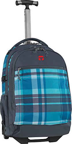 Preisvergleich Produktbild Take It Easy Rucksack Trolley Barcelona blau / grau