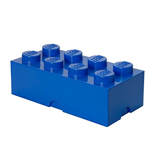 LEGO Lizenzkollektion 40041731 Stapelbare Aufbewahrungsbox, 8 Noppe, blau - 11
