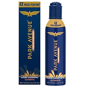 Park Avenue Good Morning Ultimate NO GAS Premium Perfume for Men Fresh Long Lasting Fragrance, 130 ml