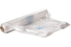 AUTOFORNITURE ITALIA Bobina Rotolo Film per mascheratura 9/10 Micron Protezione Telo elettrostatico 4x150 Metri per carrozzeria