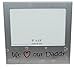 ' We Love Our Daddy ' - Photo Picture Frame Gift - 5 x 3.5 " - Brushed Aluminium Satin Silver Colour