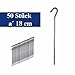 Produktbild Zeltheringe, Erdnagel 18 cm aus verzinktem Stahl 50 Stück