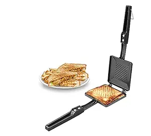 BHATI Non-Stick Solo Regular Sandwich Gas Toaster,1 Piece, Black