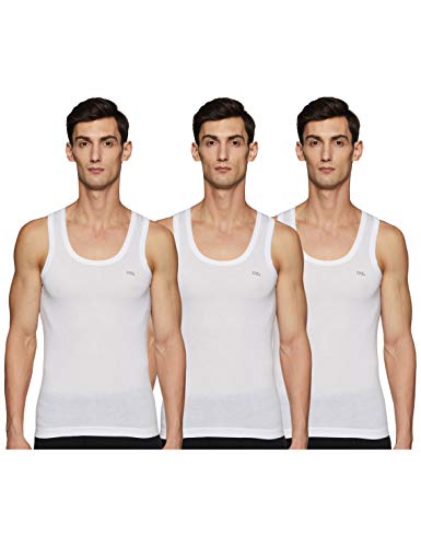 Lux Cozi Men's Scented Vest (Pack of 3) (COZI_Scented_White_RN_3PC 90)