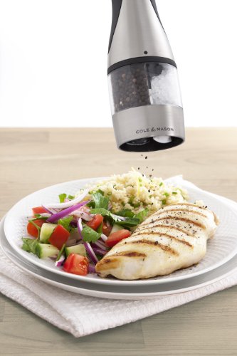 Cole & Mason H946820 „Kew“ 2-in-1 Elektronische Mühle 210 mm, chrom - 2