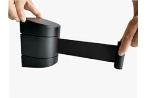 PINNERS Nastro da Muro espandibile (5 Metri), Nastro antipassaggio, Nastro di demarcazione, Nastro da Muro, barriera da Muro Estensibile, Nastro di Sicurezza Estensibile da 5 Metri