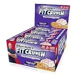 Fit Crunch Bar - Whey Protein Bar Cookies & Cream 12 bars by CHEF ROBERT IRVINE FORTIFX