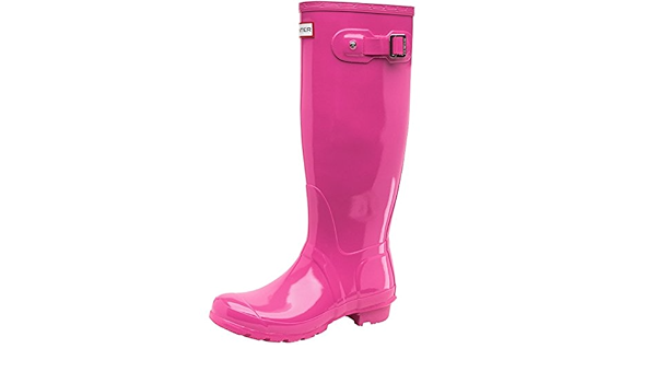 rose gold hunter boots
