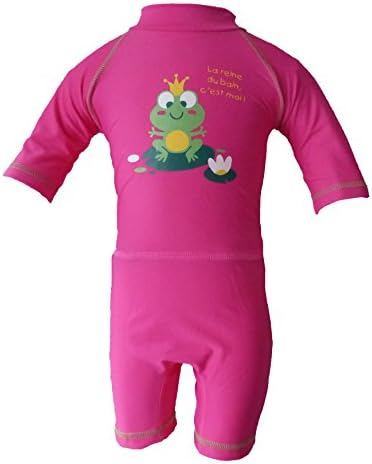 Piwapee – Combination Anti UV UPF 50 + Swim + Raspberry Pink Layer with Clip-On Rainette pink Raspberry Pink 3-6M(4-8 KG)